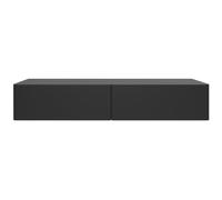 SELSEY - Coiffeuse Olio - 110 cm - Noir