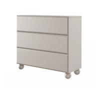 SELSEY - Commode CHOCOLATED - 100 cm - Beige