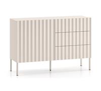 SELSEY - Commode DERRIVA - 113,1 cm - Beige clair