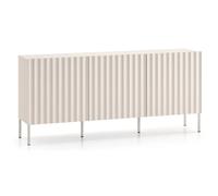 SELSEY - Commode DERRIVA - 169,8 cm - Beige clair