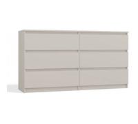 SELSEY - Commode MALWA - 138 cm - grège