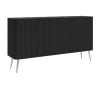 SELSEY - Commode OVARLO - 163,2 cm - Noir