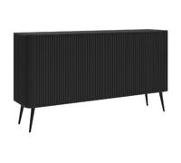 SELSEY - Commode OVARLO - 163,2 cm - Noir