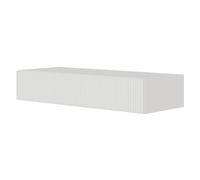 Selsey Console D'Entrée Suspendue avec Tiroir À Lamelles 90 x 17 cm Table Console Blanche Veldio