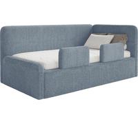 Selsey Fanko – Lit junior 90x200 cm avec tête de lit à droite, peluche, bleu