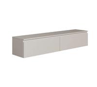 Selsey Bemmi Étagère Suspendue 28,4 x 150 x 31,8 cm, Meuble TV Bas, Grip, Panneau de Particules de qualité supérieure avec Bords ABS, Deux Compartiments à Rabat, revêtement en mélamine, idéal pour Le