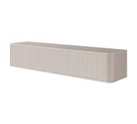 SELSEY - Meuble TV OVARLO - 163 cm - greige