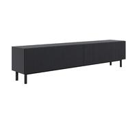SELSEY - Meuble TV VELDIO II - 175 cm - Noir