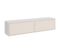 SELSEY - Meuble TV VELVETO - 140 cm - Cachemire