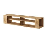 SELSEY - Meuble TV WALL - 140 cm - Imitation chêne