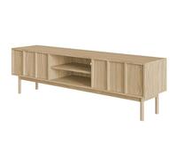 Selsey Neksto - Meuble TV Bas - 2 tiroirs - avec Pieds en Bois de chêne huilé - 170 cm