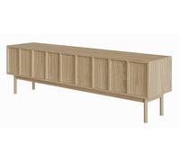 Selsey Neksto - Meuble TV Bas - Buffet - Meuble TV - 3 tiroirs - Pieds en Bois de chêne huilé - 170 cm