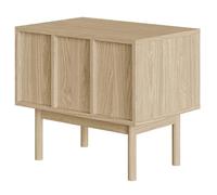 Selsey Neksto - Table de Chevet - avec tiroir - Pieds en Bois de chêne huilé - avec tiroir