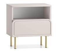 SELSEY - Table de chevet LOPPA - 50 cm - Beige