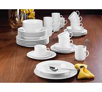 Seltmann 001.728984 Weiden Rondo/Liane Service de table rond en porcelaine Blanc 42 pièces