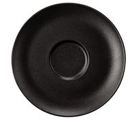 Seltmann 001.764278 Liberty 65164 Soucoupe combinée en porcelaine Noir velours Hauteur 1,7 cm Diamètre 16,5 cm