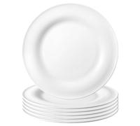 Seltmann Weiden Beat Lot de 6 assiettes plates, diamètre : 27,7 cm, assiettes rondes, en porcelaine, blanches