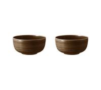 Seltmann Weiden Bol Terra Ø 17.7 cm. lot de 2 Earth Brown