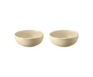 Seltmann Weiden Bol Terra Ø 20.4 cm. lot de 2 Sand Beige