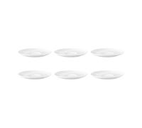 Seltmann Weiden Soucoupe à café Terra Ø 12 cm. lot de 6 Blanc