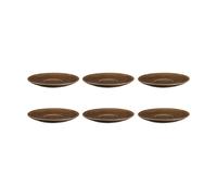 Seltmann Weiden Soucoupe à café Terra Ø 16.1 cm. lot de 6 Earth Brown