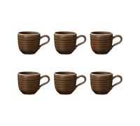 Seltmann Weiden Tasse à expresso 9 cl. lot de 6 Earth Brown