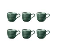 Seltmann Weiden Tasse à expresso 9 cl. lot de 6 Moss Green