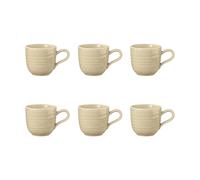 Seltmann Weiden Tasse à expresso 9 cl. lot de 6 Sand Beige
