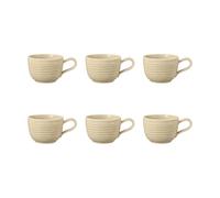 Seltmann Weiden Tasse Terra 20 cl. lot de 6 Sand Beige