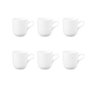 Seltmann Weiden Tasse Terra 40 cl. lot de 6 Blanc