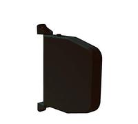 Selve Mini enrouleur de cordon pivotant pour montage en saillie avec ficelle de 5 m et 4,5 mm d'épaisseur (sans cordon de volet roulant, marron)