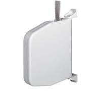 Selve Mini enrouleur pivotant, montage en saillie, avec sangle de 7 m de long et 15 mm de large, blanc