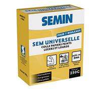 Sem-Universelle, Colle en Poudre pour Papiers Peints Légers et Lourds, Intérieur, Boite 250 g