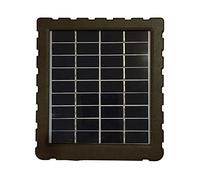 SEMAC - Panneau Solaire 12Volts pour caméra de Chasse 4G,Batterie intégrée 1500mAh,4 voyants LED pour état Batterie,IP54