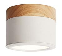 SEMANHUAOZ Lumière Blanche 6000K Downlight Encastré Plafonnier LED Nordique Macaron Plafonnier Simple Éclairage De Plafond Moderne Panneau Cylindrique Luminaires À Économie D'énergie(B)