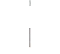 SEMANHUAOZ Suspension à tube long blanc 3 W LED Simplicité Lampe à suspension Comptoir de bar Projecteur cylindrique Lustre à hauteur réglable for éclairage de restaurant d'îlot de cuisine (Color : W