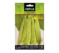 Semences horticoles de Batlle - Haricot nain Rome Perona (25g), Blanc