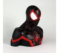 Semic Distibution- Miles Morales Deluxe Money Bank Spider-Man Tirelire de Collection, BBSM016, Multicolore, 18cm