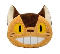 Semic Distribution Mon voisin Totoro Coussin en peluche Catbus orange/marron 100 % polyester Livré dans un sac en plastique