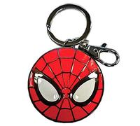 Sémic - SMK007 - Porte-clés en Métal- Logo de Spider-Man- Héro de l'Univers Marvel