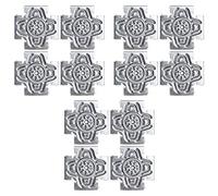 Semin A07884 Croix Solutions, Système permettant de Fixer des Éléments Type Trappe de Visite, Fenêtre, Porte dans une Ossatures Métallique, Intérieur, 4 Pièces (Lot de 3)