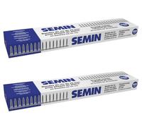 SEMIN Bandes de Vis TTPC 3,5 x 25 mm - 1000 pcs (20 Bandes de 50) - Auto-Perceuses Double Filetage - Compatible Visseuses Automatiques - Acier Phosphaté (Lot de 2)