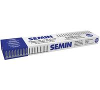 SEMIN Bandes de Vis TTPC 3,5 x 35 mm - 1000 pcs (20 Bandes de 50) - Auto-Perceuses Double Filetage - Compatible Visseuses Automatiques - Plaques de Plâtre sur Ossature Métallique - Acier Phosphaté