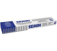SEMIN Bandes de Vis TTPC 3,5 x 45 mm - 1000 pcs (20 Bandes de 50) - Auto-Perceuses Double Filetage - Compatible Visseuses Automatiques - Plaques de Plâtre sur Ossature Métallique - Acier Phosphaté