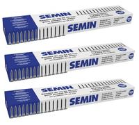 SEMIN Bandes de Vis TTPC 3,5 x 45 mm - 1000 pcs (20 Bandes de 50) - Auto-Perceuses Double Filetage - Compatible Visseuses Automatiques - Acier Phosphaté (Lot de 3)