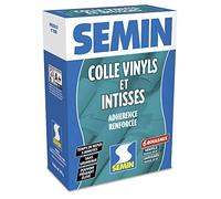 SEMIN Colle Papier Peint en Poudre 300 g - Pour Papiers Peints Vinyls & Intissés - Sans Grumeaux - Prête en 3 Min - Forte Adhérence - Fabriquée en France