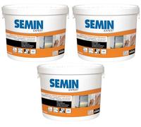 SEMIN Colle Tout Matériaux - 3 X 20 kg - Haute Adhérence Sans Solvant - Prête à l'Emploi - Intérieur/Extérieur - Polystyrène, Liège, Laine de Verre, Carrelage et Plaquettes de Parement