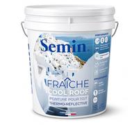 Semin Fraîche Cool Roof Peinture Thermo-Réflective Toiture Blanc 15 L