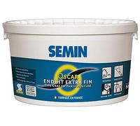 SEMIN OSCAR Enduit de Finition Extra Fin en Pâte 5 kg - Prêt à l'Emploi - Intérieur & Extérieur - Lissage Ultra Fin Murs et Plafonds - Idéal Pièces Humides - Peinture & Papier Peint