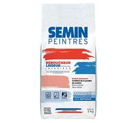 SEMIN REBOUCHEUR 5 kg - Enduit Multifonction 4 en 1 Intérieur - Rebouche, Lisse, Fixe et Colle - Trous, Fissures et Saignées - Jusqu’à 2 cm par Passe - Murs et Plafonds - Fabriqué en France
